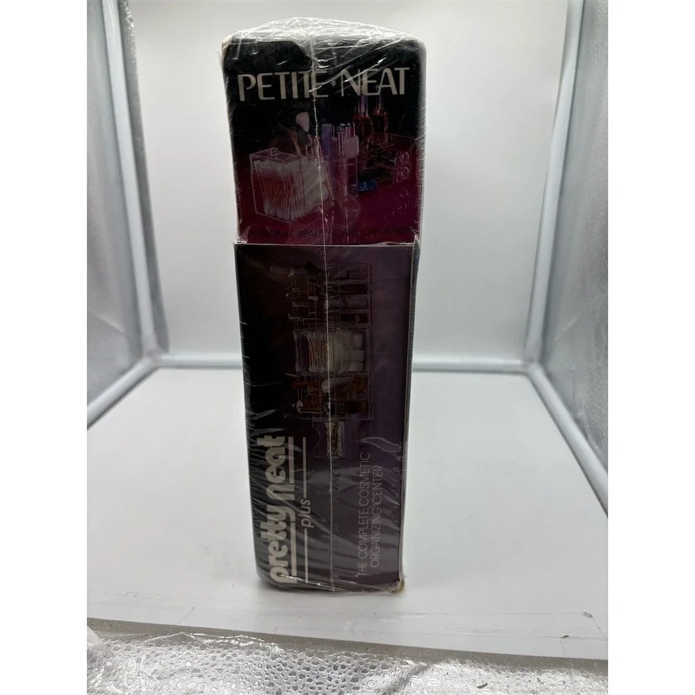 Vintage 1980s Pretty Neat Petite Neat Cosmetic Organizer Center Clear